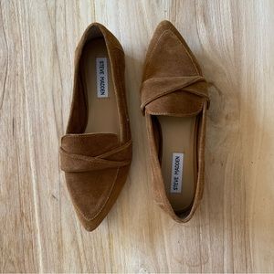 steve madden leather flats
